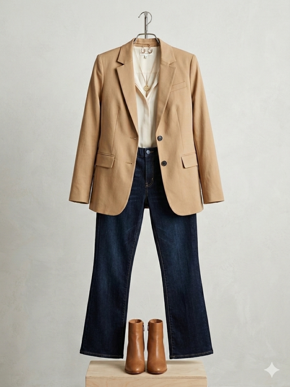 White House Black Market Dark Indigo Denim Jeans with Contrast Stitching